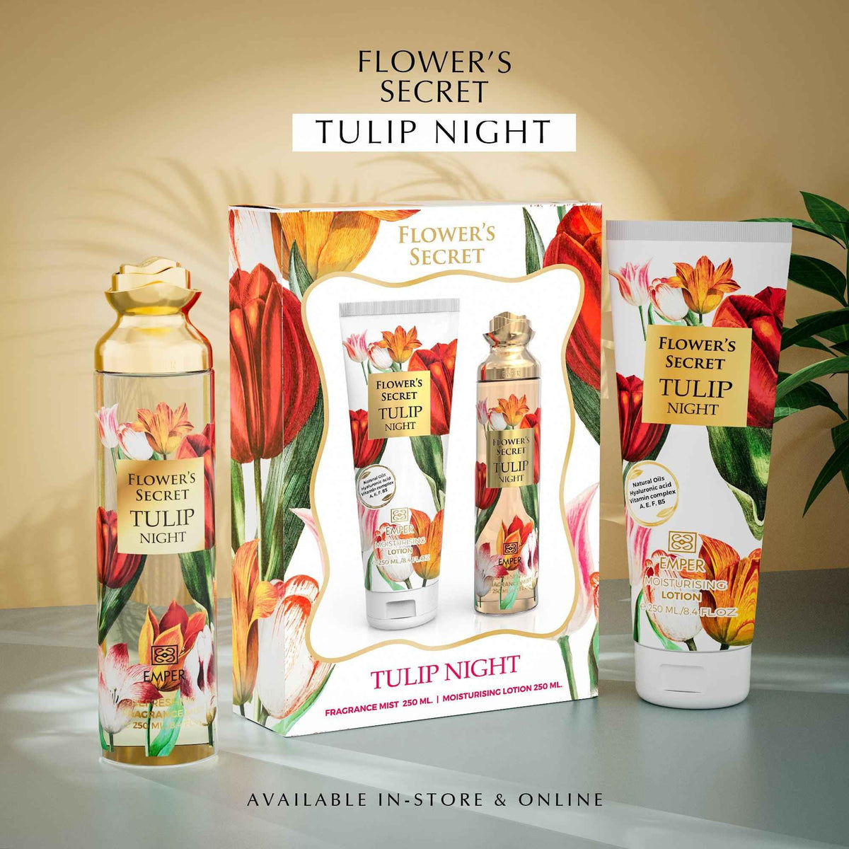 Flower’s Secret Gift Set – Tulip Night - Emper Perfumes